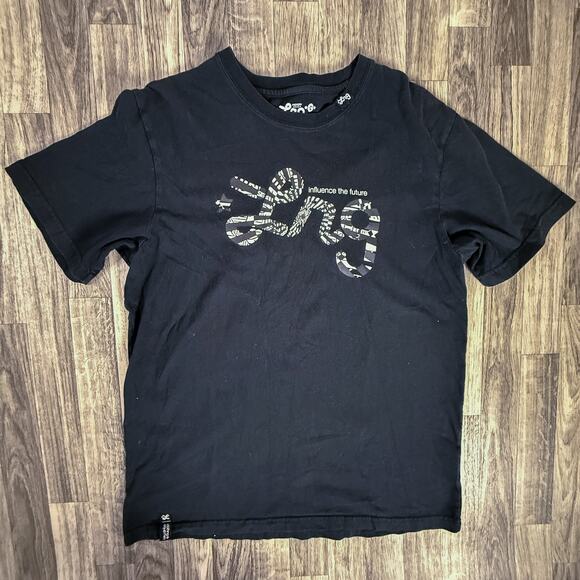 LRG Premium Fit Black Graphic Tee Lifted Research Group Streetwear - Picture 1 of 4